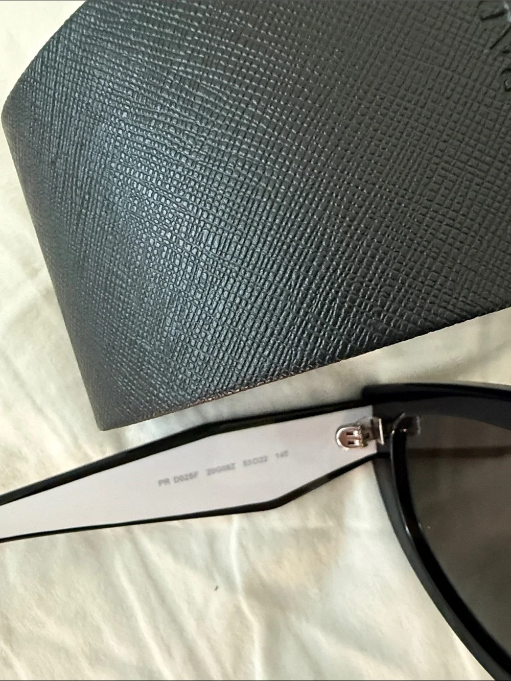 Prada  Black Cat-Eye Sunglasses